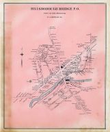Hillsborough Bridge Town, New Hampshire State Atlas 1892